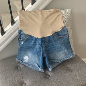 Maternity Jean Shorts